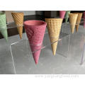 Colorful mini crispy cone